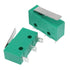 KW4-3Z Micro Limit Switch Three-Pin Roller Waterproof Travel Limit Switch Micro Switch with Lever Green 4PCS...